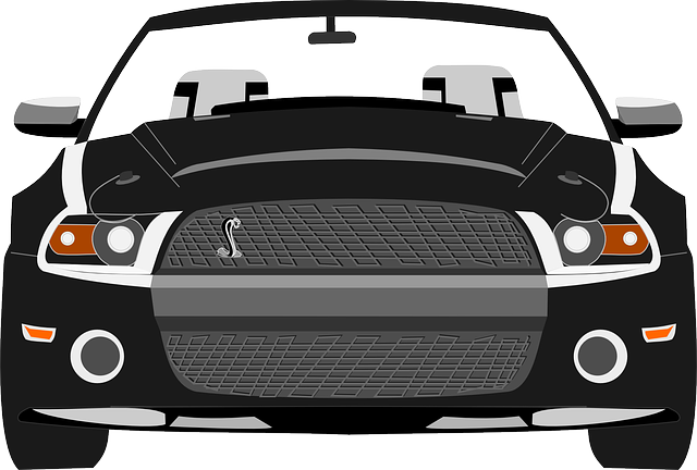černé auto